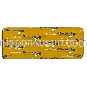 アタカンド Atacand, ブロプレスジェネリック, カンデサルタン 16mg 錠 (アストラゼネカ社) 包装