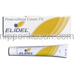 エリデル Elidel, ピメクロリムス クリーム 1% x 30gm (Novartis)