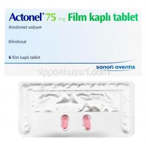 アクトネル、リセドロン酸ナトリウム75mg