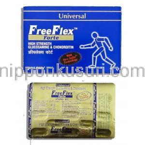 フリーフレックス Free Flex. グルコサミン硫酸塩・イオン塩化物 コンドロイチン 配合 錠 (Universal)