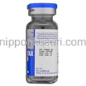 ドセタックス Docetax, タキソテール ジェネリック, チクロピジン 80mg/2ml 注射 (Cipla) 製造者情報