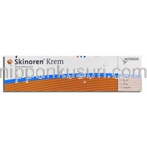 スキノレン Skinoren, アゼライン酸  20% x 30gm クリーム (Intendis) 箱