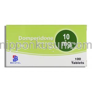 ナウゼリン ジェネリック, ドンペリドン 10mg 錠 (Bristol Lab) 箱