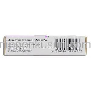 アシクロビル5%  クリーム (Ratiopharma) 成分