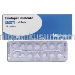 エナラプリル Enalapril, ディルバ Dilva, レニベース ジェネリック, エナラプリル 10mg 錠 (Medreich)