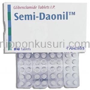 グリボビン, グリベンクラミド2.5mg 箱、錠剤