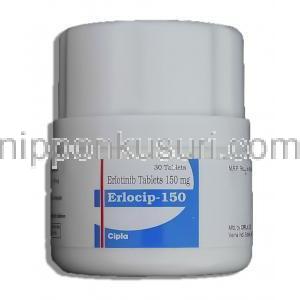 エルロシップ Erlocip , タルセバ ジェネリック,  エルロチニブ  150mg (Cipla) コンテナー