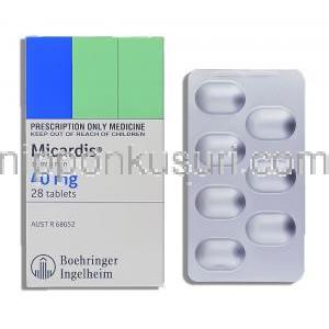 ミカルディス Micardis, テルミサルタン 80mg 錠 (Boehringer Ingelheim)