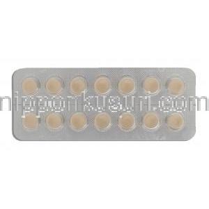 エナブレックス Enablex, ダリフェナシン15mg 錠 （ノバルティス社） 包装
