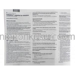 フォラディル Foradile , アトック ジェネリック, フォルモテロール 12mcg 吸入器・吸入カプセル（