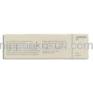 フィナセア Finacea, アゼライン酸 15% x 30gm ジェル （Intendis/バイエル社） 箱裏面
