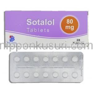 ソタロール Sotalol 80mg 錠 (Bristol)