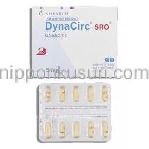 ダイナシルクSRO Dynacirc Srom, イスラジピン 5mg カプセル （ノバルティス社）