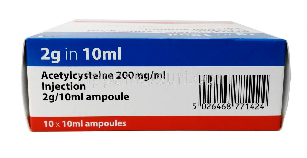 Mucomyst Injection アセチルシステイン液 通販